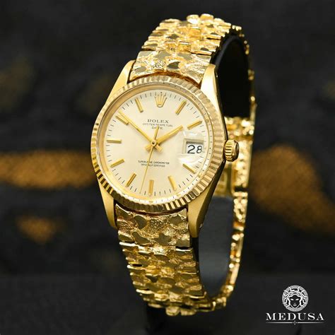 rolex fake gold nugget|14k gold rolex watch.